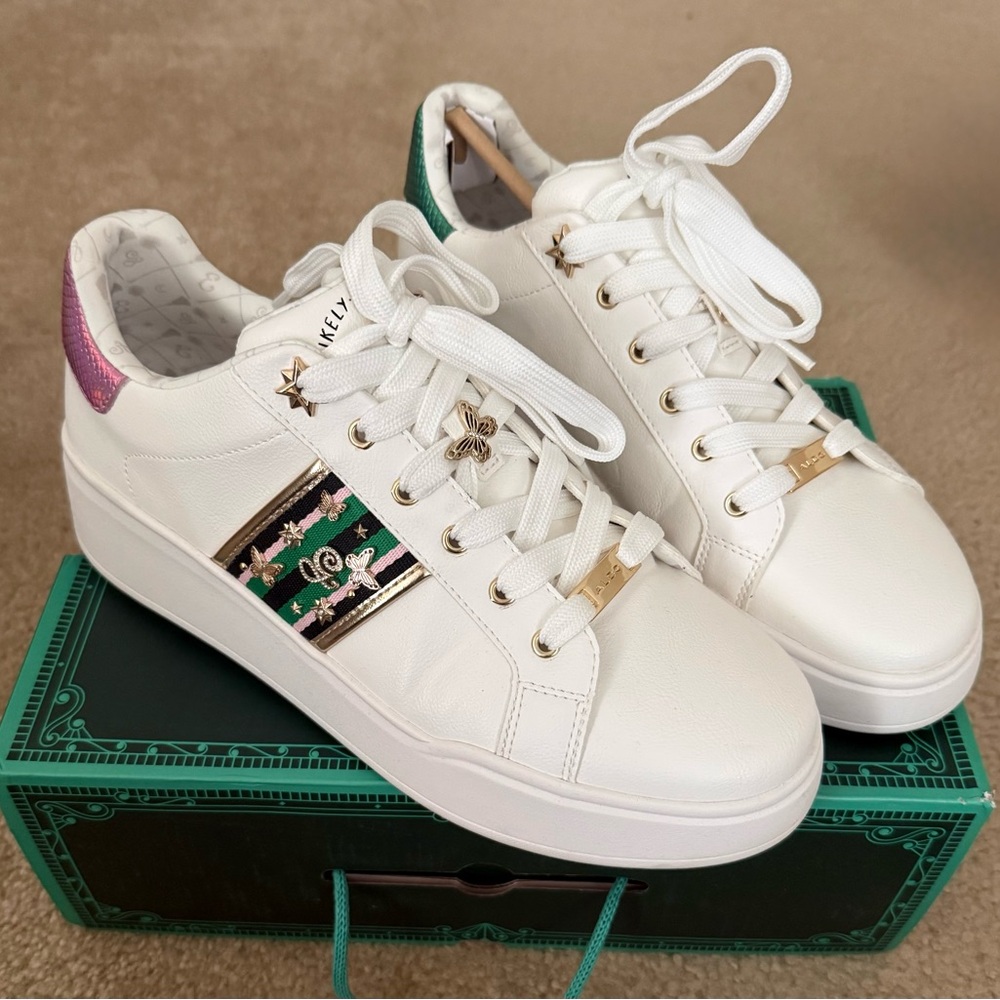 Wicked x Aldo Destined to Fly White Sneakers - Picture 2 of 5